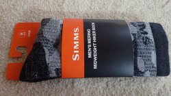 画像2: SIMMS　メリノ　ミッドウェイト　ハイカーソックス　M　色Hex Flo Camo Carbon